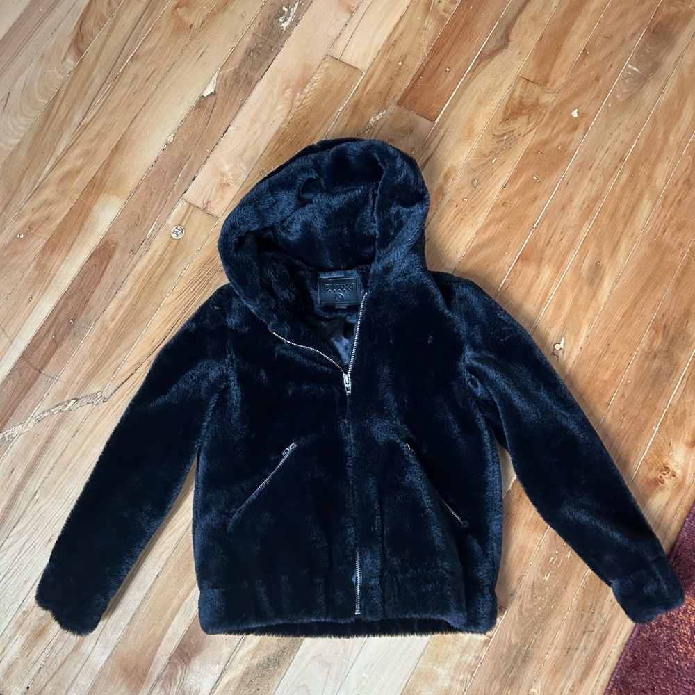 BLANKNYC Faux Fur Hooded Jacket